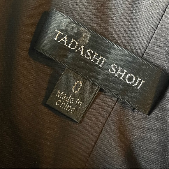 Tadashi Shoji Lakota Black Sequin Halter Neck Evening Gown Maxi Dress Mermaid 0 - Picture 10 of 12